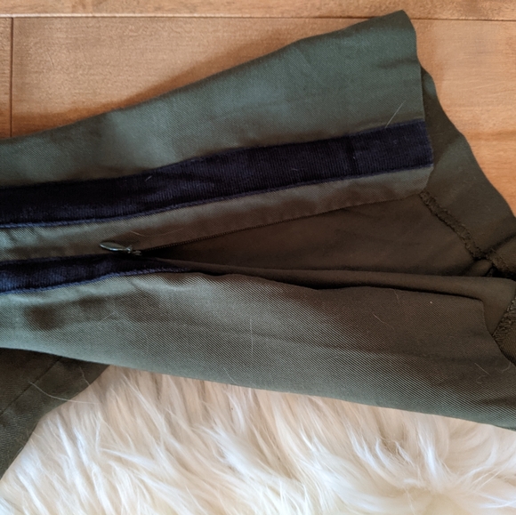 ZARA - Army Striped Trousers - Picture 9 of 11